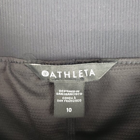 Athleta Brooklyn Skort 16" Pull On Black 657678 Minimalist Womens Size 10 - Picture 5 of 8